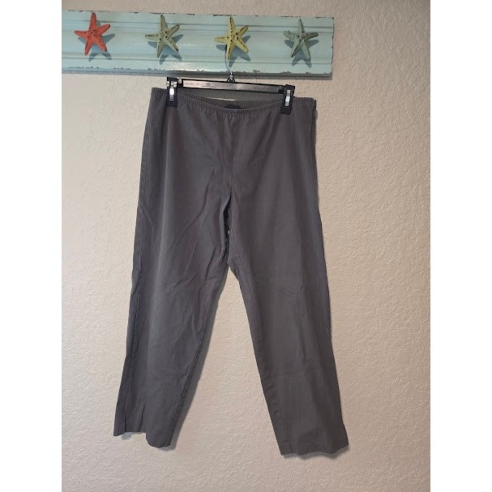Eileen Fisher Grey Cropped Pants